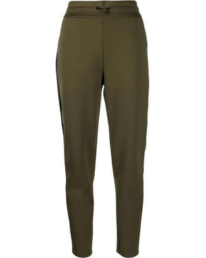 Woolrich High-Waisted Drawstring-Waistband Trousers - Green