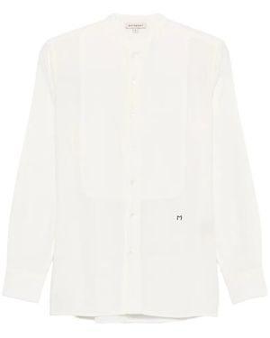 Moismont Chemise À Plastron Brodé - White
