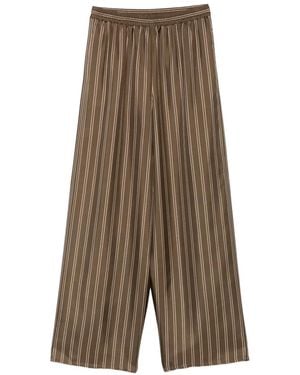 Max Mara Striped-Pattern Trousers - Multicolour