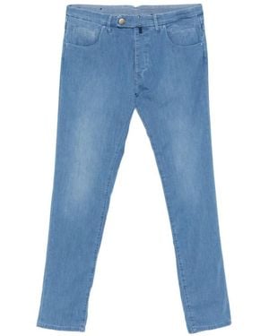 Incotex Washed Pocket Trousers - Blue