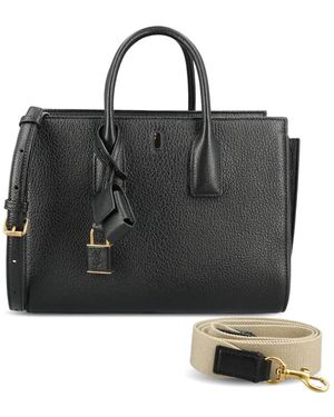Saint Laurent Handtasche mit Schloss - Schwarz
