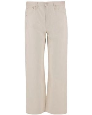 Mother Dodger Skimp Jeans - White