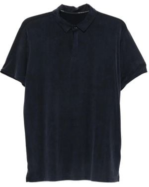Rrd Cupro Short-Sleeve Polo Shirt - Blue
