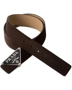 Prada Suede Belt Strap - Brown