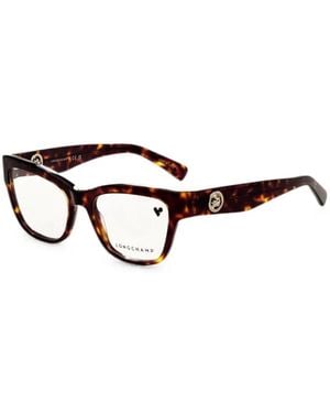 Longchamp Lunettes De Vue À Effet Écailles De Tortue - Marron