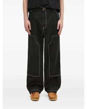 ICECREAM Contrast-Stitch Jeans - Black