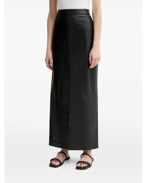 Filippa K Maxi-Rok Met Split - Zwart