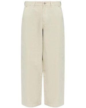AllSaints Buttoned Wide-Leg Jeans - White