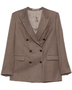 Tagliatore Doppelreihiger Anzug mit steigendem Revers - Braun