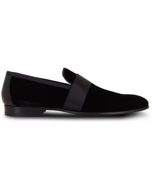Magnanni ベルベット ローファー - ブラック