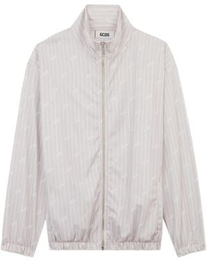 Gcds Pinstripe Windbreaker - White