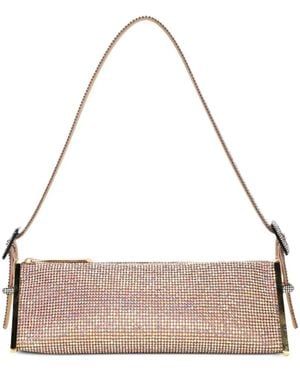 Benedetta Bruzziches Bolso de hombro Joy con strass - Rosa