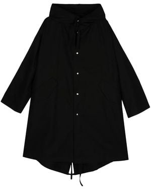 Jil Sander Parka Midi - Schwarz