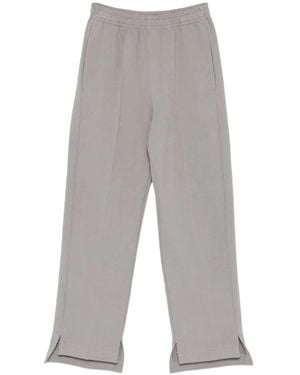 Notrainproof Mélange-Effect Track Trousers - Grey