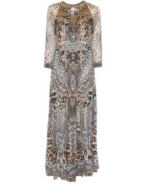 CAMILLA Istanbul Animalia Dress - Gray