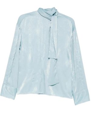 Manuel Ritz Bow-Tie Shirt - Blue