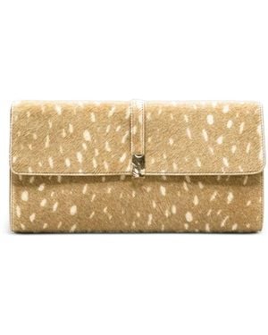 Loulou de Saison Pochette Piper À Imprimé Cerf - Natural
