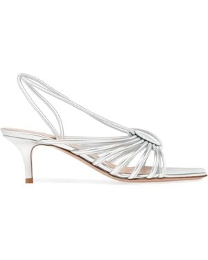 Gianvito Rossi Sandali Hellen 55Mm - Bianco