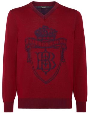 Billionaire Wool Pullover - Red