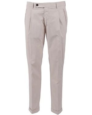 Berwich Retro-Gd Tapered Trousers - Grey