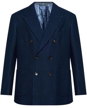Etro Blazer Doppiopetto - Blu