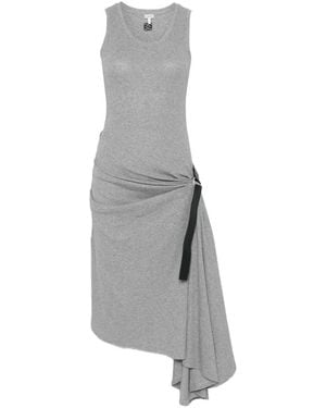 Loewe Asymmetric Long Dress - Grey