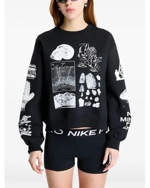 Nike グラフィック スウェットシャツ - ブラック