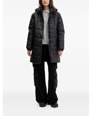 Vans Hooded Quilted Puffer Jacket - Black
