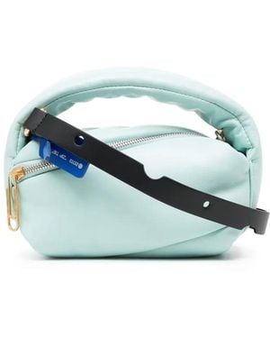 Off-White c/o Virgil Abloh Logo-Print Tote Bag - Blue