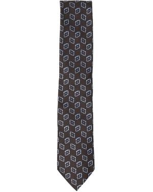 ZEGNA Silk Tie - White