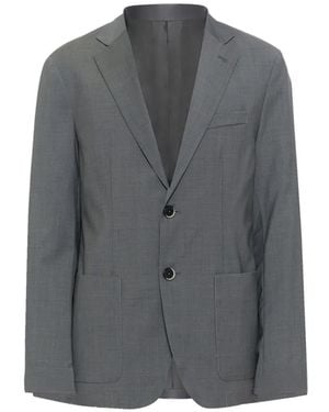 Barena Button Front-Pocket Blazer - Grey