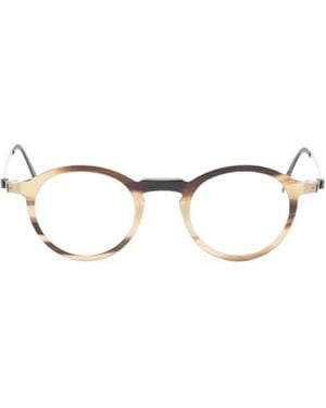 Lindberg Bril Met Rond Montuur - Wit