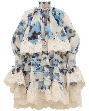 Zimmermann Alchemy Mini Dress - Blue