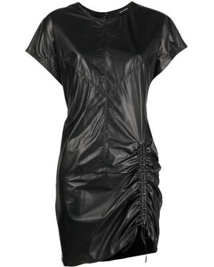 Isabel Marant Adelissa Leather Dress - Black