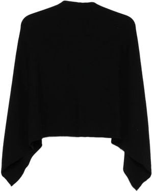 Bompard Cashmere Poncho - Black