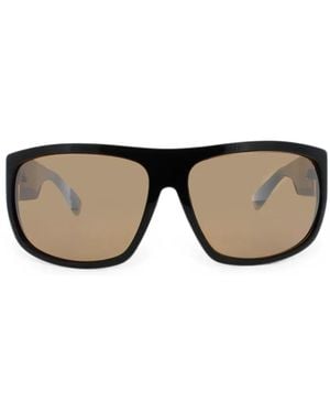 Bugatti Rectangle-Frame Sunglasses - Black