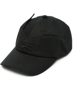 Charles Jeffrey Honkbalpet Met Geborduurd Logo En Oor-Detail - Zwart