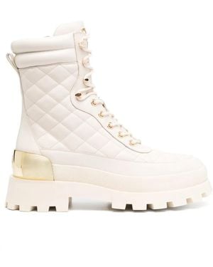 MICHAEL Michael Kors Rowan Lace Up Bootie - Natural