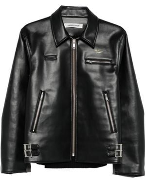 Undercover Zip Biker Jacket - Black