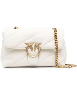 Pinko Love Classic Puff Bags - Natural