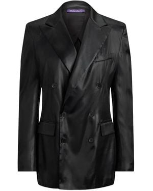Ralph Lauren Ramona Double-Breasted Jacket - Black