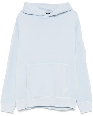 C.P. Company Sudadera con capucha y detalle Lens - Blanco