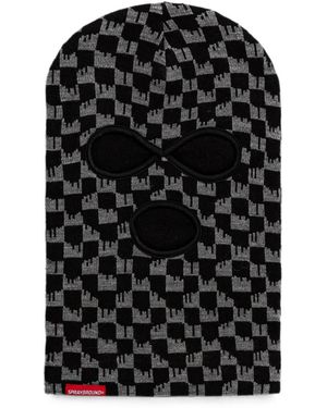 Sprayground Passamontagna A Quadri - Nero