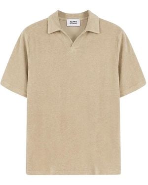 Alpha Studio Camiseta Con Cuello En V Y Manga Corta - Neutro