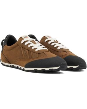 Bally Quarry Leather Trainers - Brown