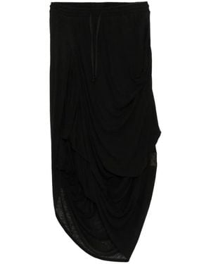 OPEN YY Draped Skirt - Black