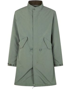 Snow Peak Drawstring Front-Pocket Jacket - Green