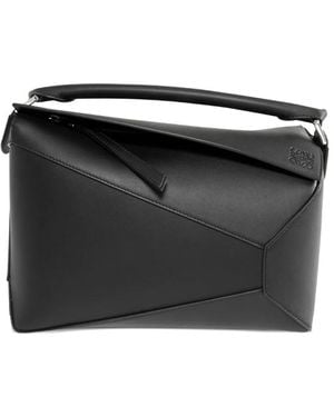 Loewe Medium Puzzle Edge Cross Body Bag - Black