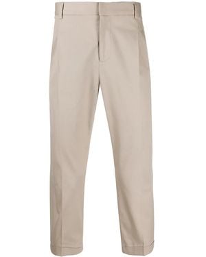 Daniele Alessandrini Cropped Tailored Pants - Natural
