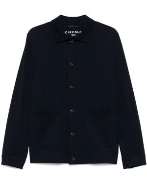 Circolo 1901 Piqué-Weave Shirt - Blue